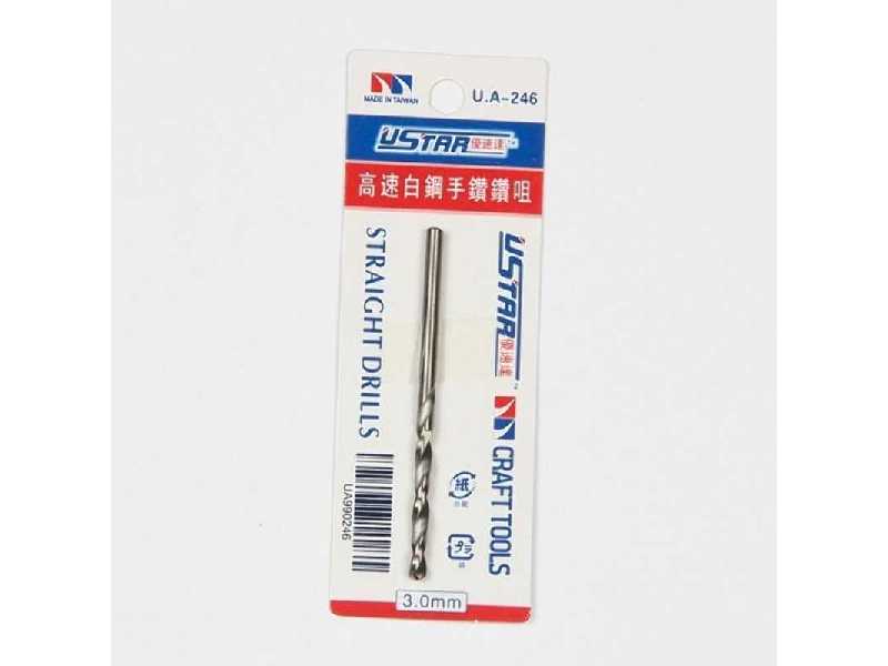 Wiertło 3,0 mm - zdjęcie 1 Wiertło 3,0 mm - zdjęcie 1