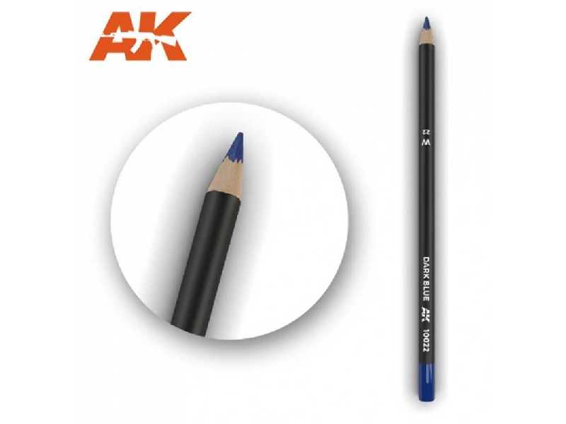 Watercolor Pencil Dark Blue - zdjęcie 1