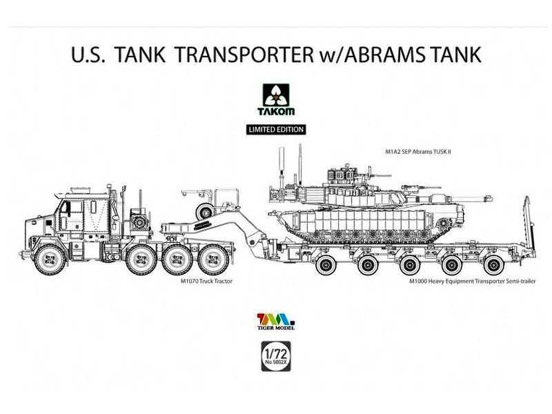 US M1070 & M1000 Transporter & M1A2 SEP ABRAMS Tusk II - zdjęcie 1 US M1070 & M1000 Transporter & M1A2 SEP ABRAMS Tusk II - zdjęcie 1
