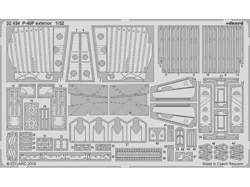 P-40F exterior 1/32 - Trumpeter - zdjęcie 1 P-40F exterior 1/32 - Trumpeter - zdjęcie 1