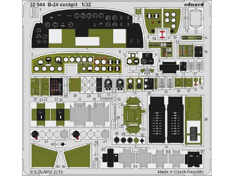 B-24 cockpit 1/32 - zdjęcie 1 B-24 cockpit 1/32 - zdjęcie 1