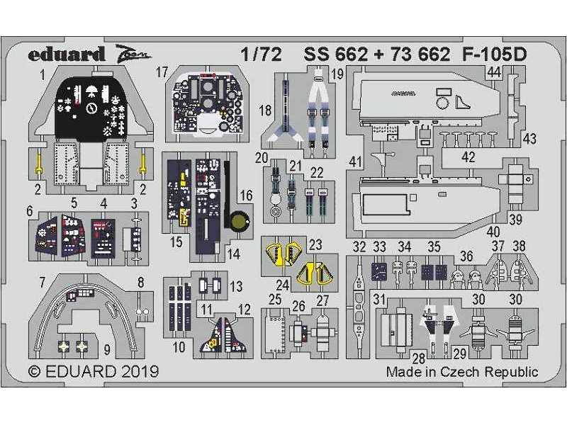 F-105D interior 1/72 - zdjęcie 1