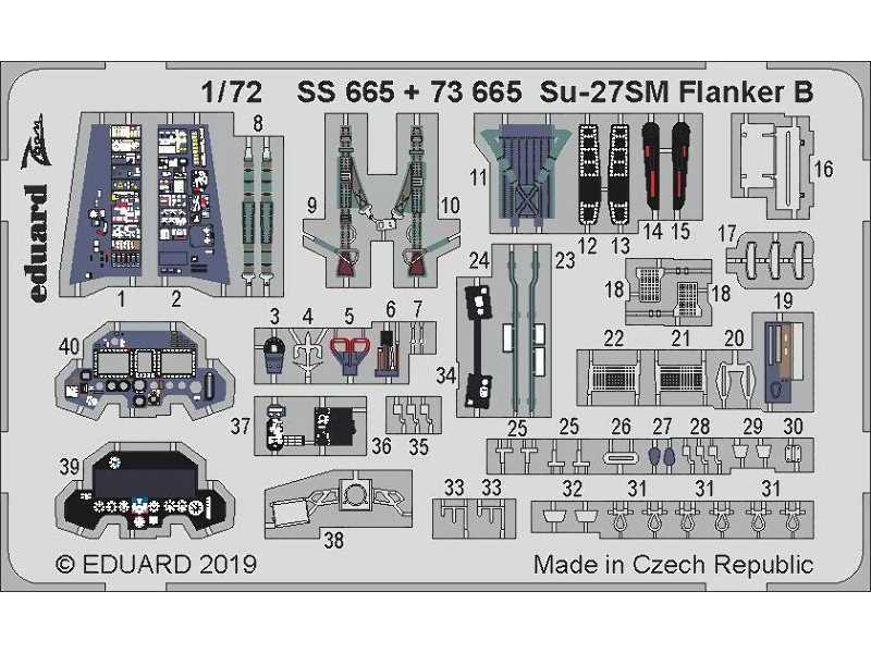 Su-27SM Flanker B 1/72 - zdjęcie 1