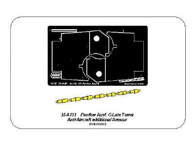 Dodatkowe przeciw lotnicze opancerzenie wieży Pantery G - zdjęcie 8