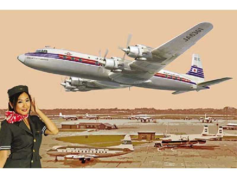 DC-7C - japońskie linie lotnicze - zdjęcie 1