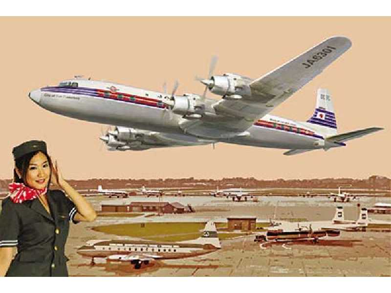 DC-7C - japońskie linie lotnicze - zdjęcie 1 DC-7C - japońskie linie lotnicze - zdjęcie 1