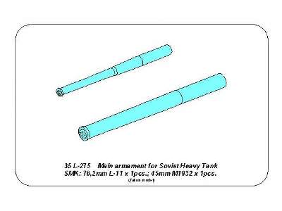 Uzbrojenie do ciężkiego czołgu MK 76,2mm L-11, 45mm M1932 - zdjęcie 8