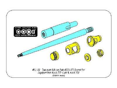 Lufa Pak 43/3 L/71 8,8cm do Jagdpanther G1-późny, G2 - zdjęcie 14