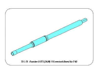 Lufa U-5TS (2A20) 115 mm do rosyjskiego czołgu T-62 - zdjęcie 10