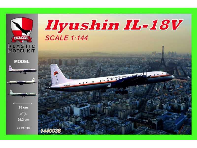 Ilyushin Il-18v German European Airways - zdjęcie 1 Ilyushin Il-18v German European Airways - zdjęcie 1