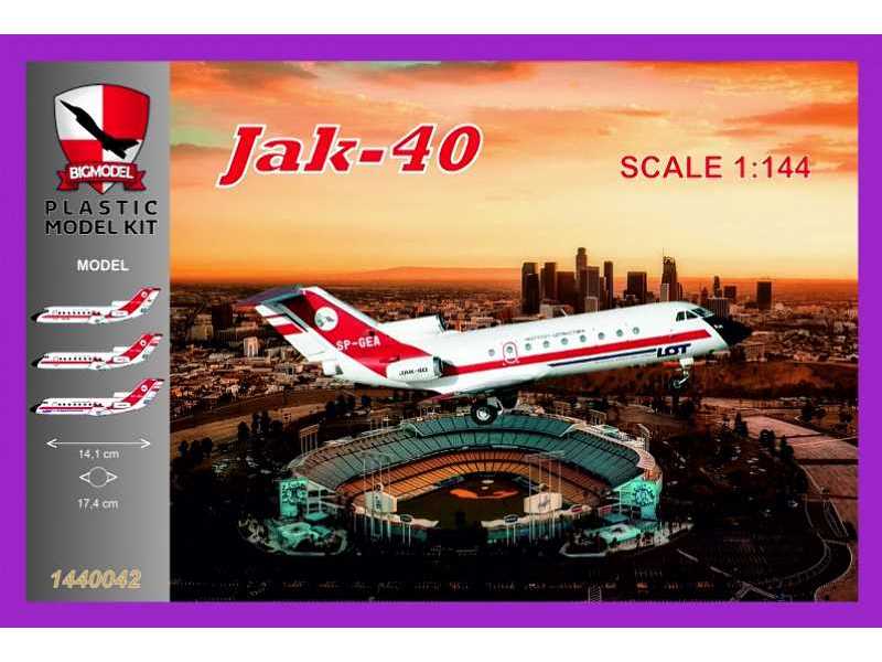 Ilyushin Jak-40 Lot - zdjęcie 1 Ilyushin Jak-40 Lot - zdjęcie 1