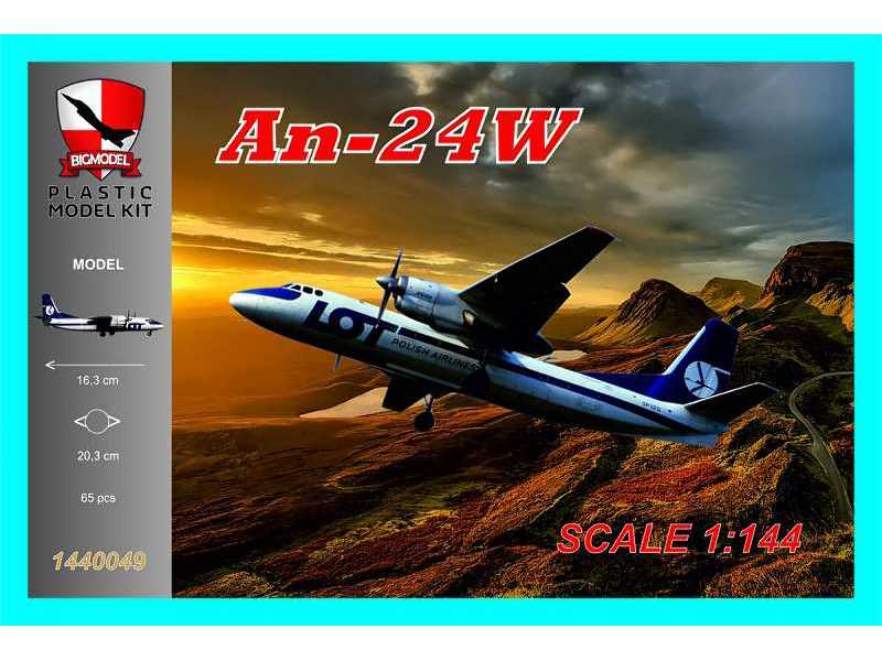 An-24w Pll Lot Polish Airlines - zdjęcie 1