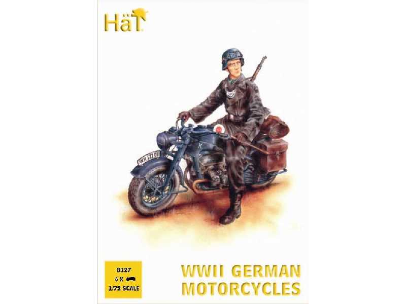 Niemiecki motocykl Zundapp z figurkami - II W.Ś. - zdjęcie 1 Niemiecki motocykl Zundapp z figurkami - II W.Ś. - zdjęcie 1