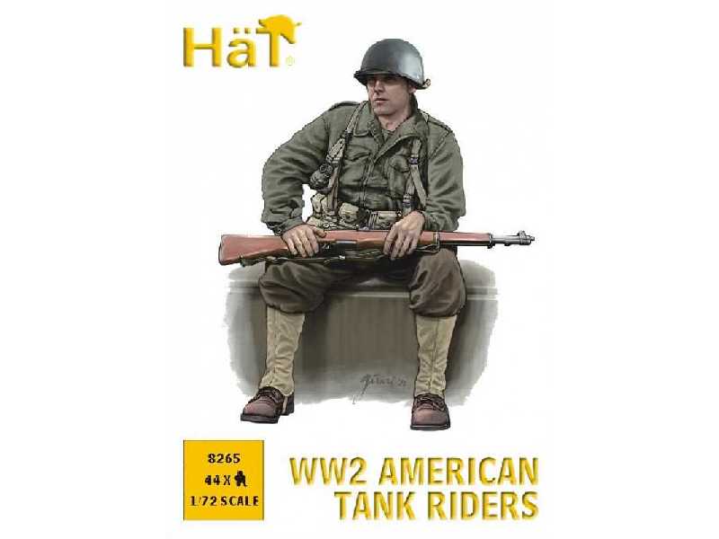 Amerykańska piechota - Tank Riders - II W.Ś. - zdjęcie 1 Amerykańska piechota - Tank Riders - II W.Ś. - zdjęcie 1