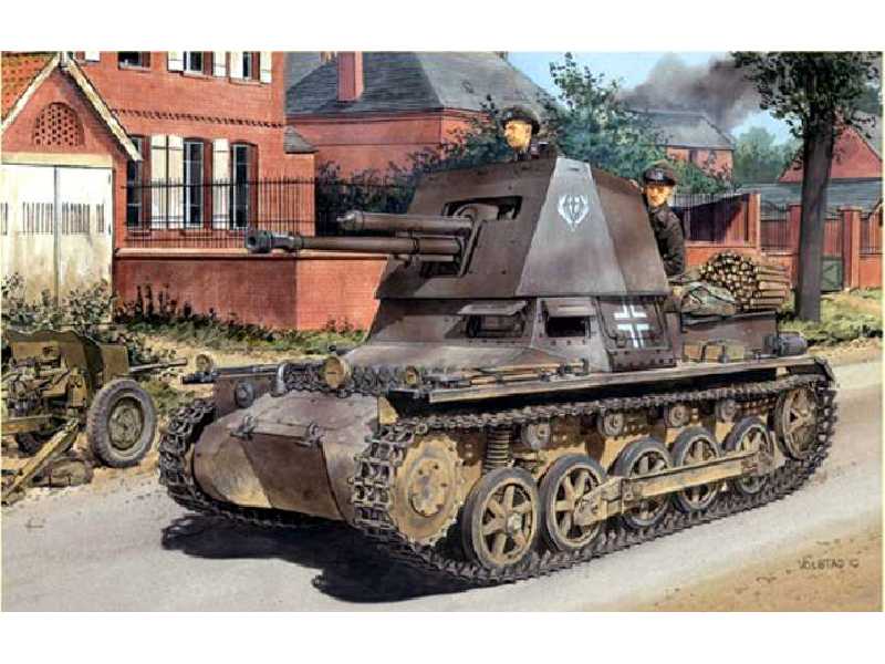 Niszczyciel czołgów Panzerjager I 4.7cm PaK(t) - wczesny - zdjęcie 1