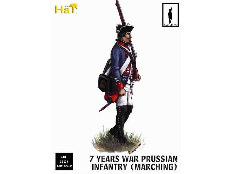 Wojna siedmioletnia - pruska piechota - marsz - zdjęcie 1