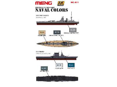 British & US Navy Basic Naval Color Set - zdjęcie 2