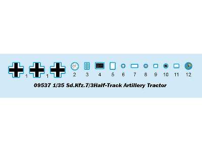 Sd.Kfz.7/3 Half-track niemiecki ciągnik artyleryjski - zdjęcie 3