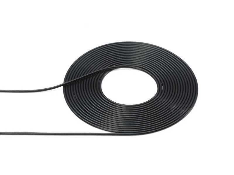 Kabel czarny 1mmx2m                         - zdjęcie 1