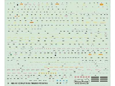Su-22m4/Um-3k Polish Stencils - zdjęcie 1