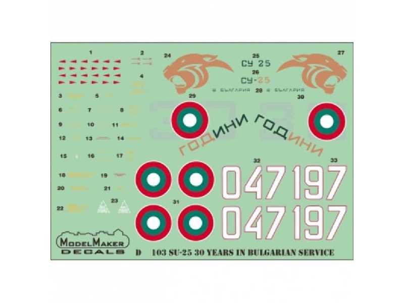 Su-25 30 Years In Bulgarian Service - zdjęcie 1 Su-25 30 Years In Bulgarian Service - zdjęcie 1