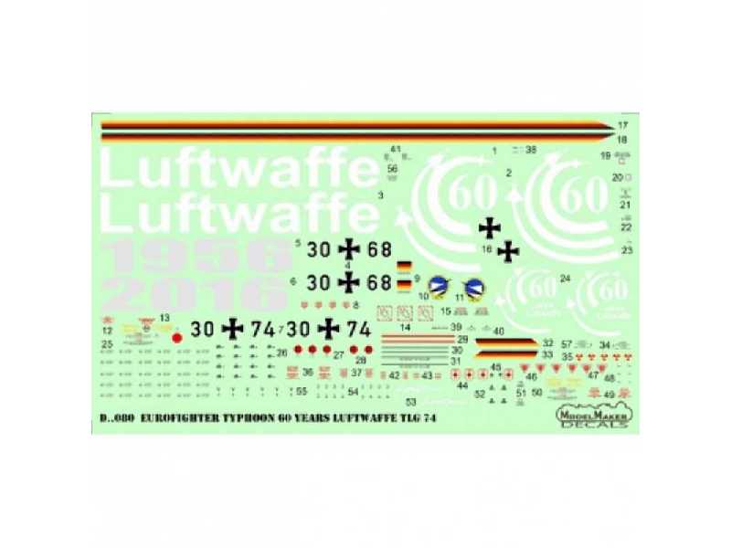 Eurofighter Typhoon 60 Years Luftwaffe Tlg 74 - zdjęcie 1 Eurofighter Typhoon 60 Years Luftwaffe Tlg 74 - zdjęcie 1