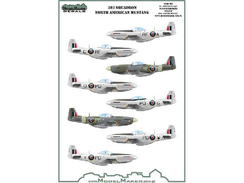 303 Squadron North Ameriacan Mustangs - zdjęcie 1 303 Squadron North Ameriacan Mustangs - zdjęcie 1