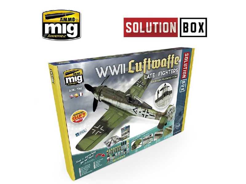 WWII Luftwaffe Late Fighter Solution Box - zdjęcie 1 WWII Luftwaffe Late Fighter Solution Box - zdjęcie 1