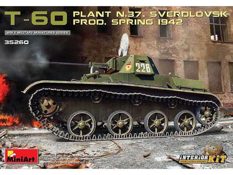 CzołgT-60 farbryka nr 37, Swiredłowsk wiosna 1942 z wnętrzem - zdjęcie 1 CzołgT-60 farbryka nr 37, Swiredłowsk wiosna 1942 z wnętrzem - zdjęcie 1
