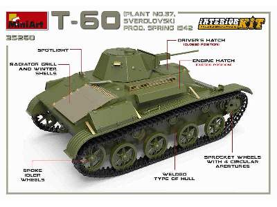 CzołgT-60 farbryka nr 37, Swiredłowsk wiosna 1942 z wnętrzem - zdjęcie 22