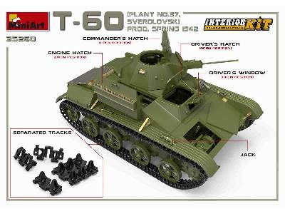 CzołgT-60 farbryka nr 37, Swiredłowsk wiosna 1942 z wnętrzem - zdjęcie 23