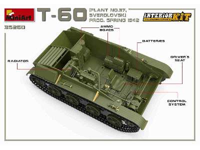 CzołgT-60 farbryka nr 37, Swiredłowsk wiosna 1942 z wnętrzem - zdjęcie 29