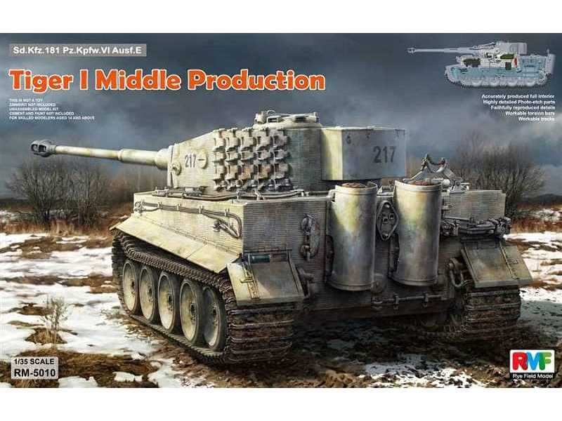 Pz.kpfw.VI Ausf. E Tiger I środkowa produkcja z wnętrzem - zdjęcie 1 Pz.kpfw.VI Ausf. E Tiger I środkowa produkcja z wnętrzem - zdjęcie 1