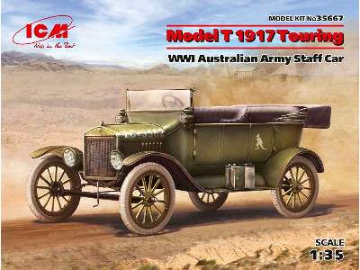 Ford T 1917 Touring - I W.Ś. australijski samochód sztabowy - zdjęcie 1