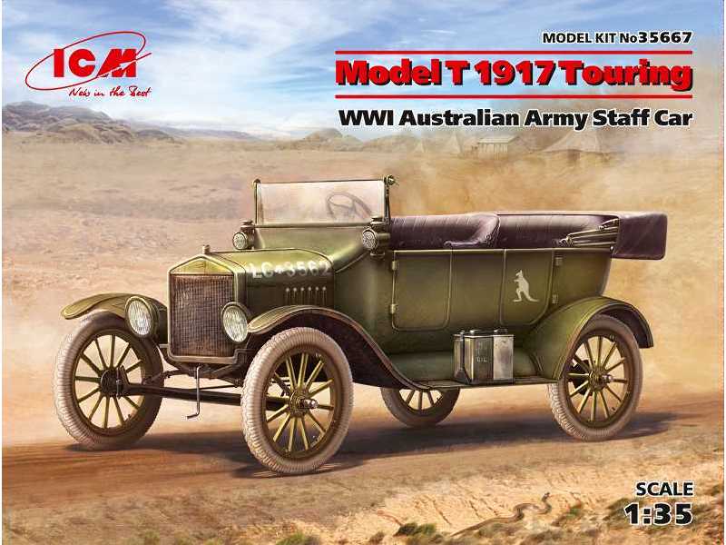 Ford T 1917 Touring - I W.Ś. australijski samochód sztabowy - zdjęcie 1