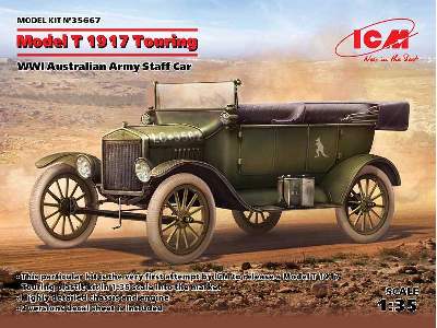 Ford T 1917 Touring - I W.Ś. australijski samochód sztabowy - zdjęcie 9