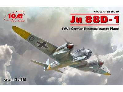 Junkers Ju 88D-1 -  niemiecki samolot rozpoznawczy II W.Ś. - zdjęcie 1