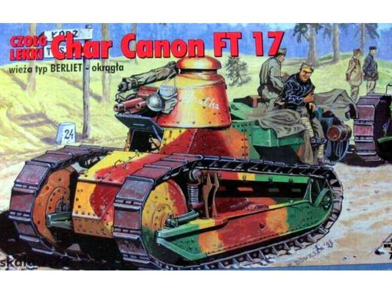 Czołg Char Canon FT17 z wieżą typu Berliet okrągłą - zdjęcie 1