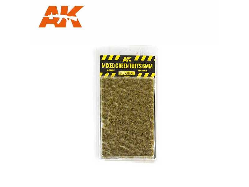 Mixed Green Tufts 6mm - zdjęcie 1 Mixed Green Tufts 6mm - zdjęcie 1