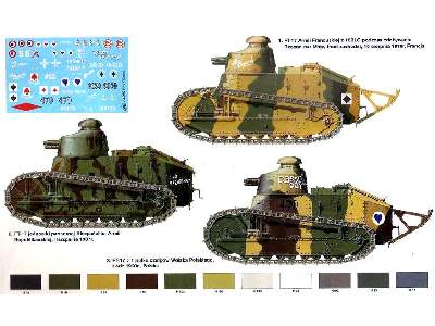 Czołg Char Canon FT17 z wieżą typu Berliet okrągłą - zdjęcie 2