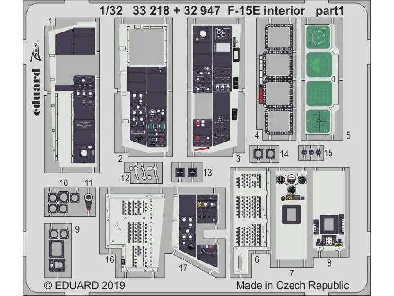 F-15E interior 1/32 - zdjęcie 1 F-15E interior 1/32 - zdjęcie 1