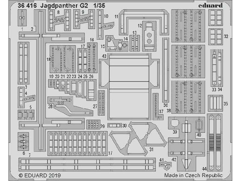 Jagdpanther G2 1/35 - Takom - zdjęcie 1 Jagdpanther G2 1/35 - Takom - zdjęcie 1