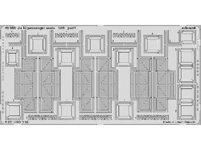 Ju 52 passenger seats 1/48 - Revell - zdjęcie 1