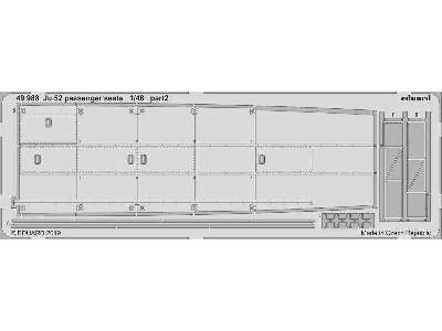 Ju 52 passenger seats 1/48 - Revell - zdjęcie 2