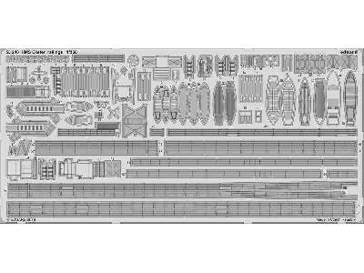 HMS Exeter railings 1/350 - Trumpeter - zdjęcie 1