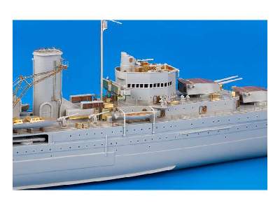 HMS Exeter railings 1/350 - Trumpeter - zdjęcie 9