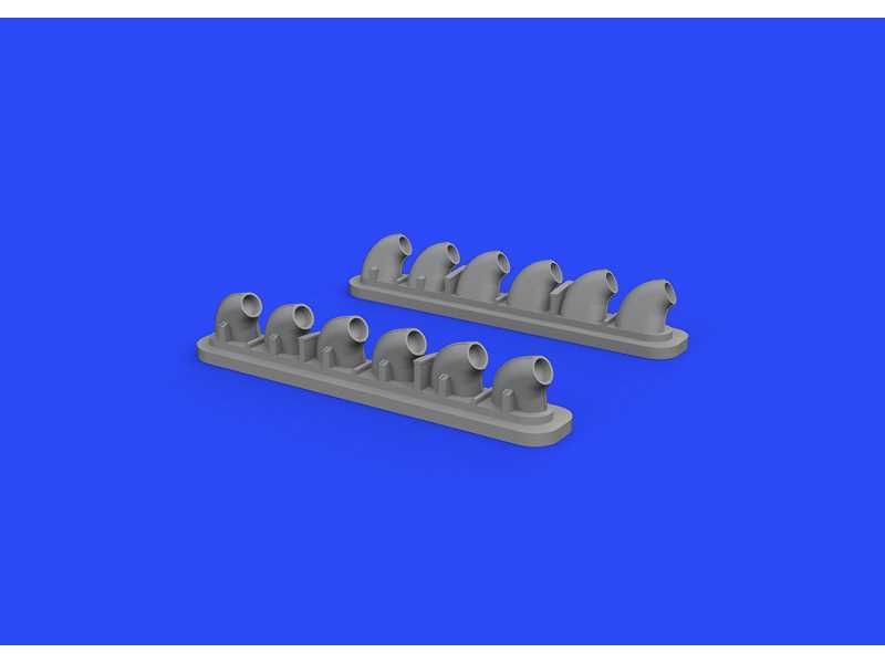 P-40E exhaust stacks 1/32 - Hasegawa - zdjęcie 1 P-40E exhaust stacks 1/32 - Hasegawa - zdjęcie 1
