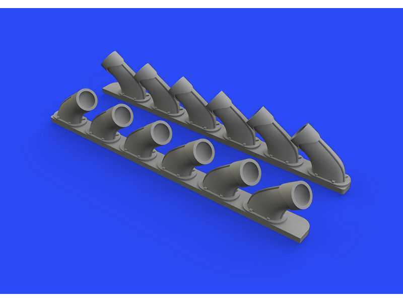 Spitfire Mk. XIV exhaust stacks 1/48 - Airfix - zdjęcie 1 Spitfire Mk. XIV exhaust stacks 1/48 - Airfix - zdjęcie 1