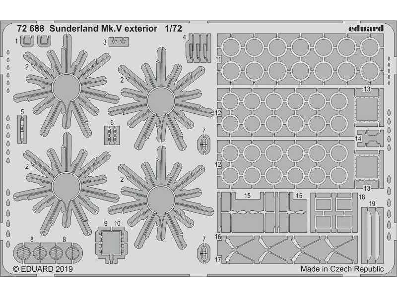 Sunderland Mk. V exterior 1/72 - zdjęcie 1 Sunderland Mk. V exterior 1/72 - zdjęcie 1