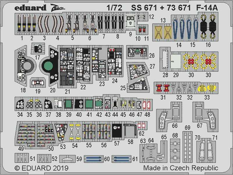 F-14A interior 1/72 - zdjęcie 1